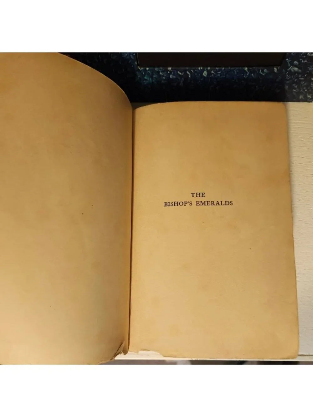 1908 The Bishops Emeralds Houghton Townley Antique Hardcover Book